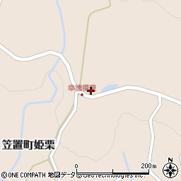 岐阜県恵那市笠置町姫栗737周辺の地図