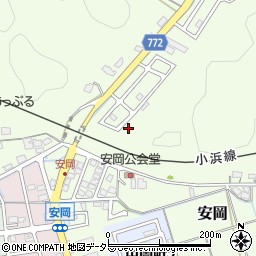 京都府舞鶴市安岡周辺の地図