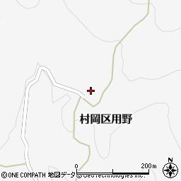 兵庫県美方郡香美町村岡区用野544周辺の地図