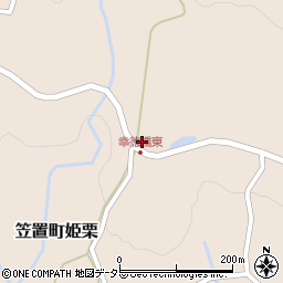 岐阜県恵那市笠置町姫栗742周辺の地図