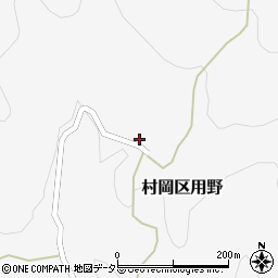 兵庫県美方郡香美町村岡区用野493周辺の地図