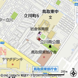 岩倉地区公民館周辺の地図