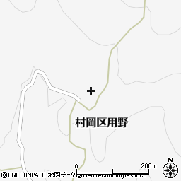 兵庫県美方郡香美町村岡区用野543周辺の地図