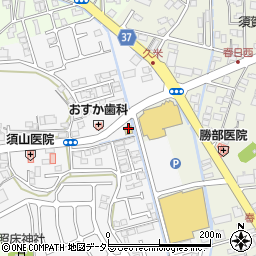牛角 松江北店周辺の地図