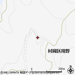 兵庫県美方郡香美町村岡区用野979周辺の地図