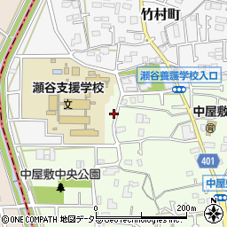 神奈川県横浜市瀬谷区中屋敷1丁目29周辺の地図
