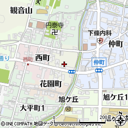 岐阜県関市吉本町周辺の地図