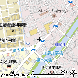 シティメディア松江管理部周辺の地図