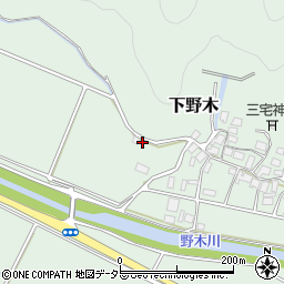福井県三方上中郡若狭町下野木11周辺の地図