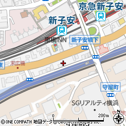 ラフィーエ横浜周辺の地図