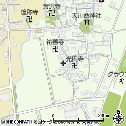滋賀県長浜市高月町雨森1561-1周辺の地図