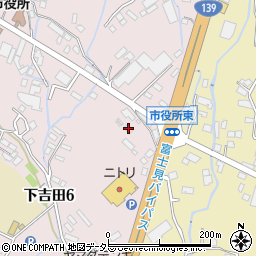 吉田ガス周辺の地図
