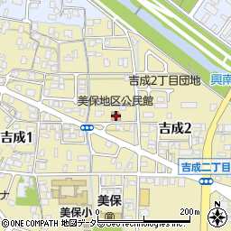 鳥取市立美保地区公民館周辺の地図