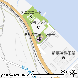 高浜町Ｂ＆Ｇ海洋センター体育館周辺の地図