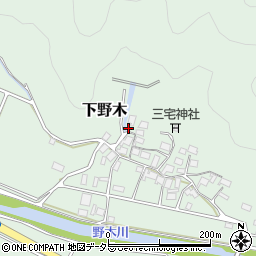 福井県三方上中郡若狭町下野木14周辺の地図