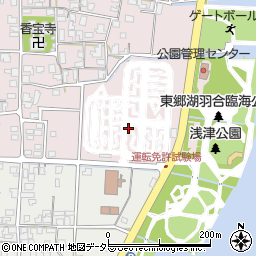 鳥取県湯梨浜町（東伯郡）下浅津周辺の地図