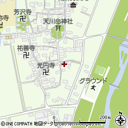 滋賀県長浜市高月町雨森1202周辺の地図