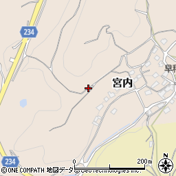 鳥取県湯梨浜町（東伯郡）宮内周辺の地図