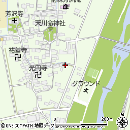 滋賀県長浜市高月町雨森1206-1周辺の地図