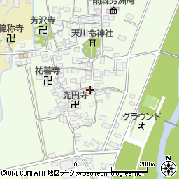 滋賀県長浜市高月町雨森1200周辺の地図