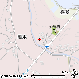 千葉県市原市葉木668周辺の地図