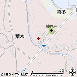 千葉県市原市葉木669周辺の地図