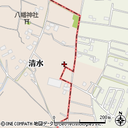 千葉県茂原市清水969-1周辺の地図