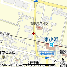福井県小浜市遠敷周辺の地図