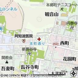 岐阜県関市吉田町周辺の地図