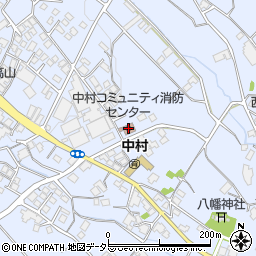 中村コミュニティー消防センター周辺の地図