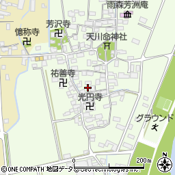滋賀県長浜市高月町雨森1558周辺の地図