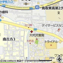 鳥取大杙簡易郵便局周辺の地図