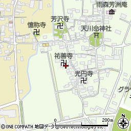 滋賀県長浜市高月町雨森1767周辺の地図