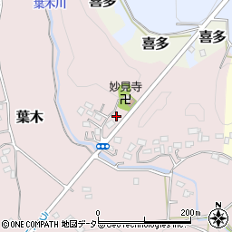 千葉県市原市葉木661周辺の地図