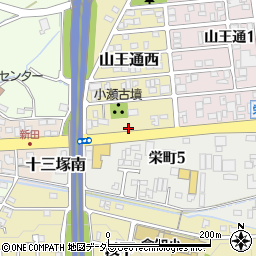岐阜県関市山王通西7-14周辺の地図