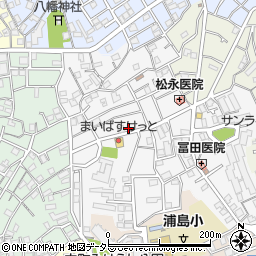 神奈川県横浜市神奈川区白幡南町周辺の地図