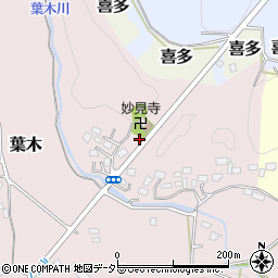 千葉県市原市葉木660周辺の地図