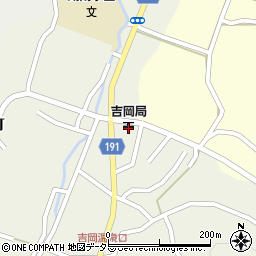 吉岡郵便局周辺の地図