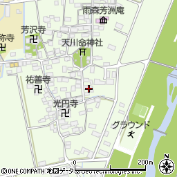 滋賀県長浜市高月町雨森1197周辺の地図