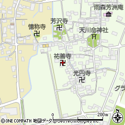 祐善寺周辺の地図