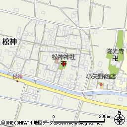 松神神社周辺の地図