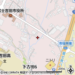 東京電力パワーグリッド富士吉田変電所周辺の地図