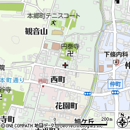 岐阜県関市本郷町21周辺の地図