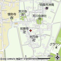 滋賀県長浜市高月町雨森1568周辺の地図
