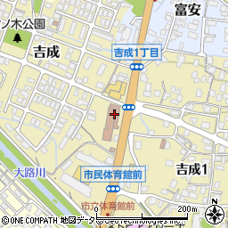 鳥取県東部広域行政管理組合　鳥取消防署周辺の地図