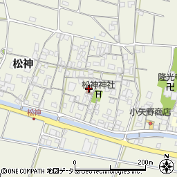 松神公民館周辺の地図
