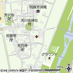 滋賀県長浜市高月町雨森1193周辺の地図