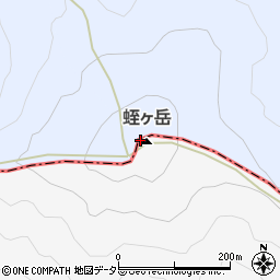 蛭ケ岳周辺の地図