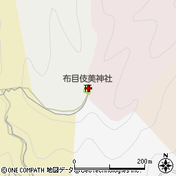 布目伎美神社周辺の地図