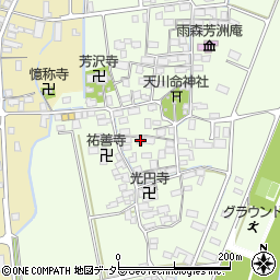 滋賀県長浜市高月町雨森1573周辺の地図